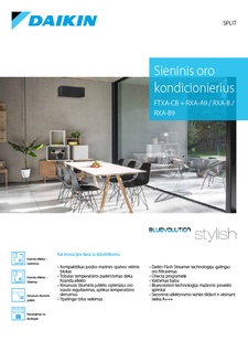 FTXA-CB, RXA-A9, RXA-B, RXA-B9_Product flyer_ECPLT24-060_Lithuanian download